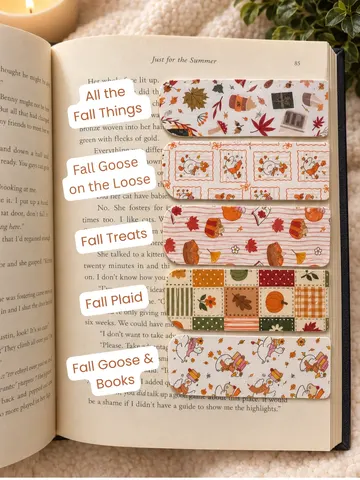 Fall & Halloween Lover Magnetic Bookmarks