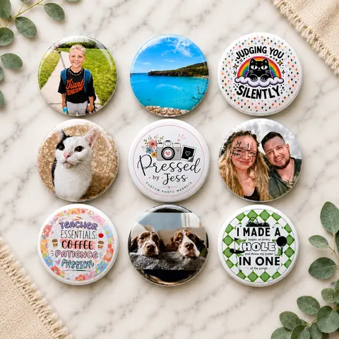 9 Pack (Save $17) - 2.25" Round Magnets